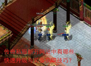 传奇私服新开网站中有哪些快速升级与装备获取技巧? 传奇私服新开网站中有哪些快速升级与装备获取技巧?