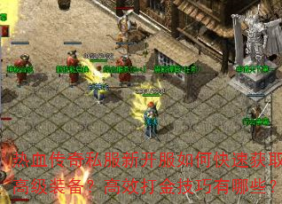 热血传奇私服新开服如何快速获取高级装备?高效打金技巧有哪些? 热血传奇私服新开服如何快速获取高级装备?高效打金技巧有哪些?