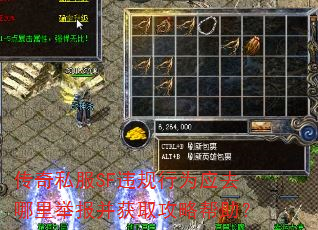 传奇私服SF违规行为应去哪里举报并获取攻略帮助? 传奇私服SF违规行为应去哪里举报并获取攻略帮助?