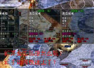 新开合击私服怎么玩?新手如何快速上手? 新开合击私服怎么玩?新手如何快速上手?