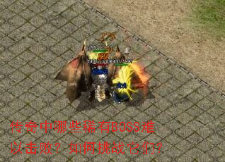 传奇中哪些稀有BOSS难以击败?如何挑战它们? 传奇中哪些稀有BOSS难以击败?如何挑战它们?