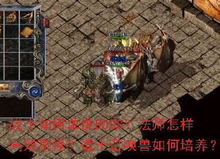 战士如何单挑BOSS?法师怎样高效刷怪?道士召唤兽如何培养? 战士如何单挑BOSS?法师怎样高效刷怪?道士召唤兽如何培养?