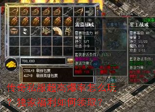 传奇私服超高爆率怎么玩?独家福利如何领取? 传奇私服超高爆率怎么玩?独家福利如何领取?