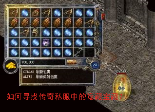 如何寻找传奇私服中的隐藏宝藏? 如何寻找传奇私服中的隐藏宝藏?