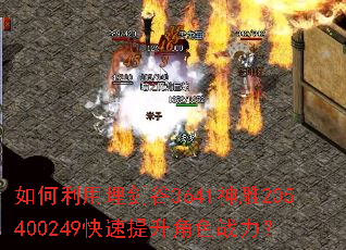 如何利用埋剑谷3641神雕205400249快速提升角色战力? 如何利用埋剑谷3641神雕205400249快速提升角色战力?