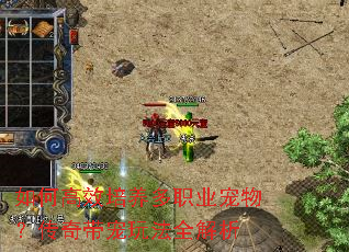 如何高效培养多职业宠物?传奇带宠玩法全解析 如何高效培养多职业宠物?传奇带宠玩法全解析