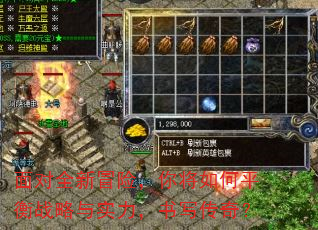面对全新冒险,你将如何平衡战略与实力,书写传奇? 面对全新冒险,你将如何平衡战略与实力,书写传奇?